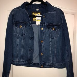 Michael Kors riviera blue jean jacket